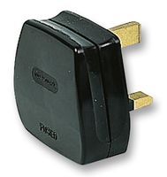 PRO ELEC         9518 5A BLACK             UK Mains Plug, 5A Fuse