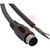 CABLE ASSEMBLY: 8 POS DIN STRAIGHT RI37897 BLACK