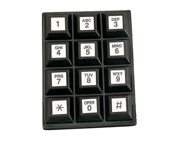 16Keypads and Keyboards Terminal Pins 10mA 24VDC 5.56N