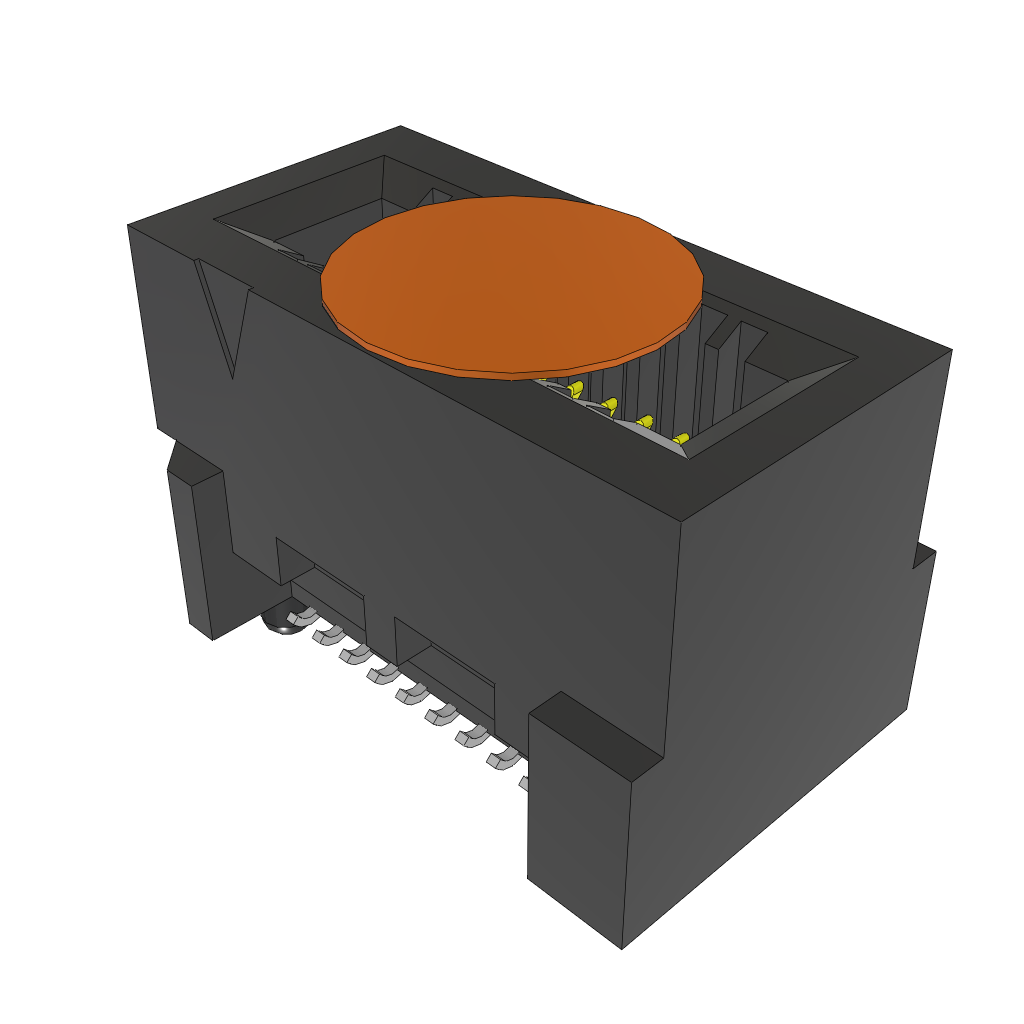 20-Position 2-Row Surface Mount Card Edge Connector
