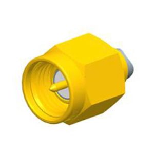 SMA RF Connector, 18GHz, 50R, Solder, Straight, Male, Gold