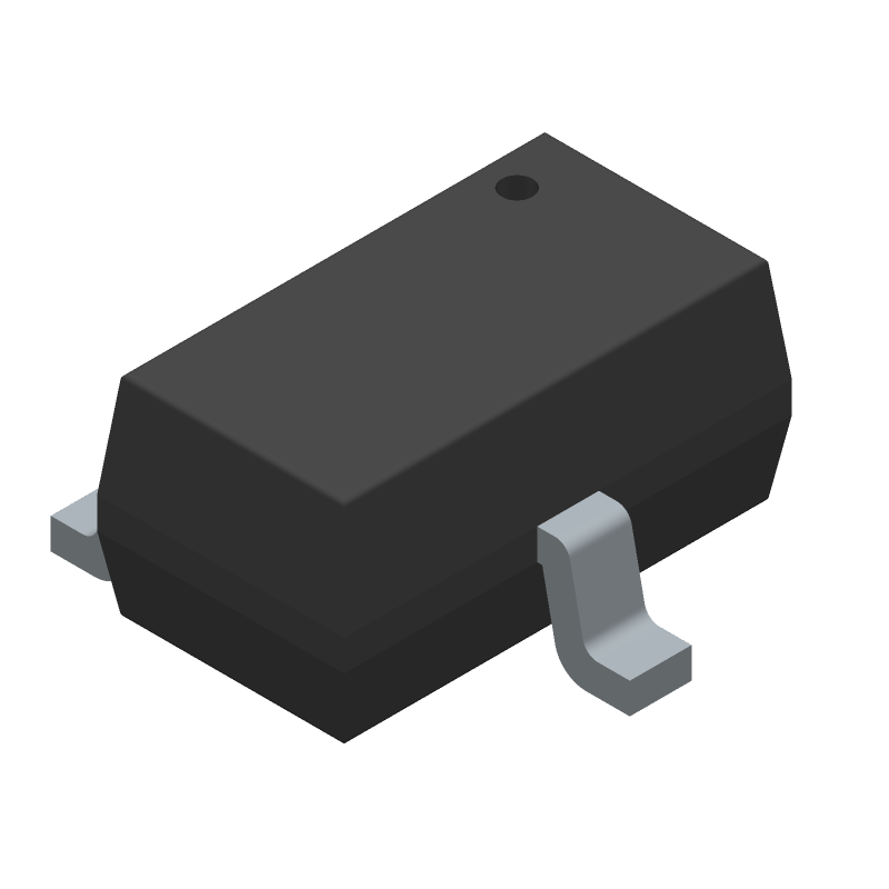 Voltage Supervisor IC, 4.55V Reset, Active-Low Push-Pull, SOT-23