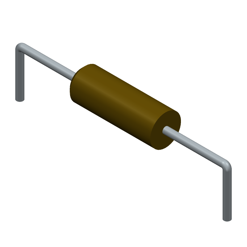 CAPACITOR, TANTALUM, SOLID, POLARIZED, 25 V, 1 uF, THROUGH HOLE MOUNT, AXIAL LEADED, ROHS COMPLIANT