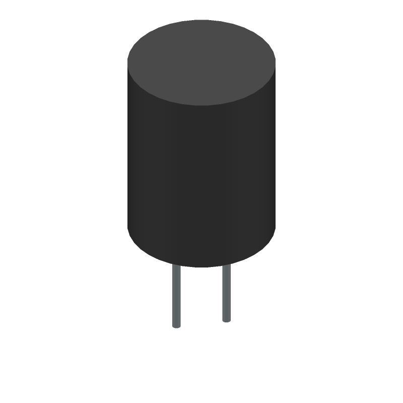 330uF 35V Radial Aluminum Electrolytic Capacitor