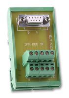 Terminal Block Interface, D Sub 9 Position Receptacle, Screw Type 10 Position Terminal Block, 5 A