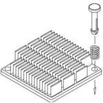 Thrml Mgmt Access Heat Sink Push Pin Brass