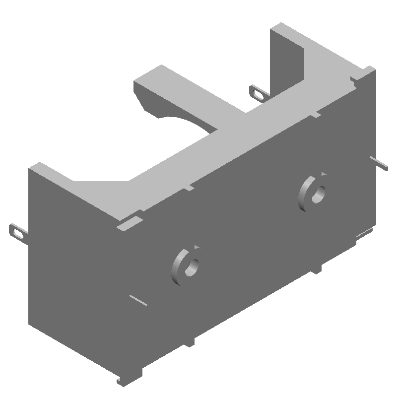 1 Cell Coin Battery Holder, Nylon/Glass, Silver Contacts, TH