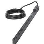 Vertical switched power strip 60 A, 208V, Delta, 18 IEC C-13 and 6 IEC C-19 Receptacle