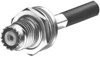Mini UHF RF Connector, Male, Crimp, Straight, 2GHz, 335V