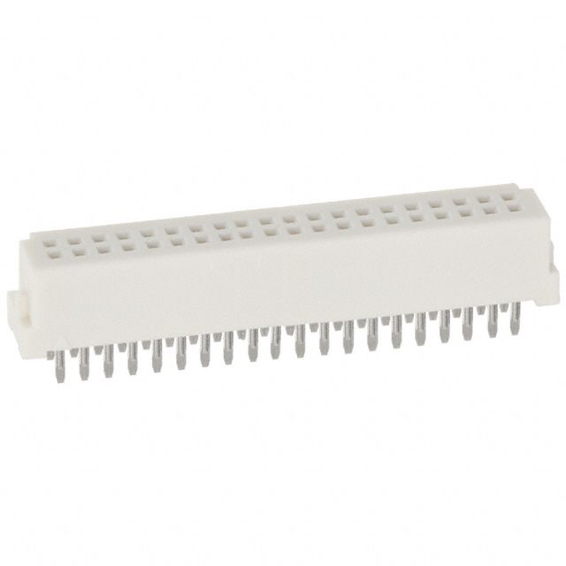 40 Pos 1.25mm Pitch Female Socket Header, Thru-Hole, Gold