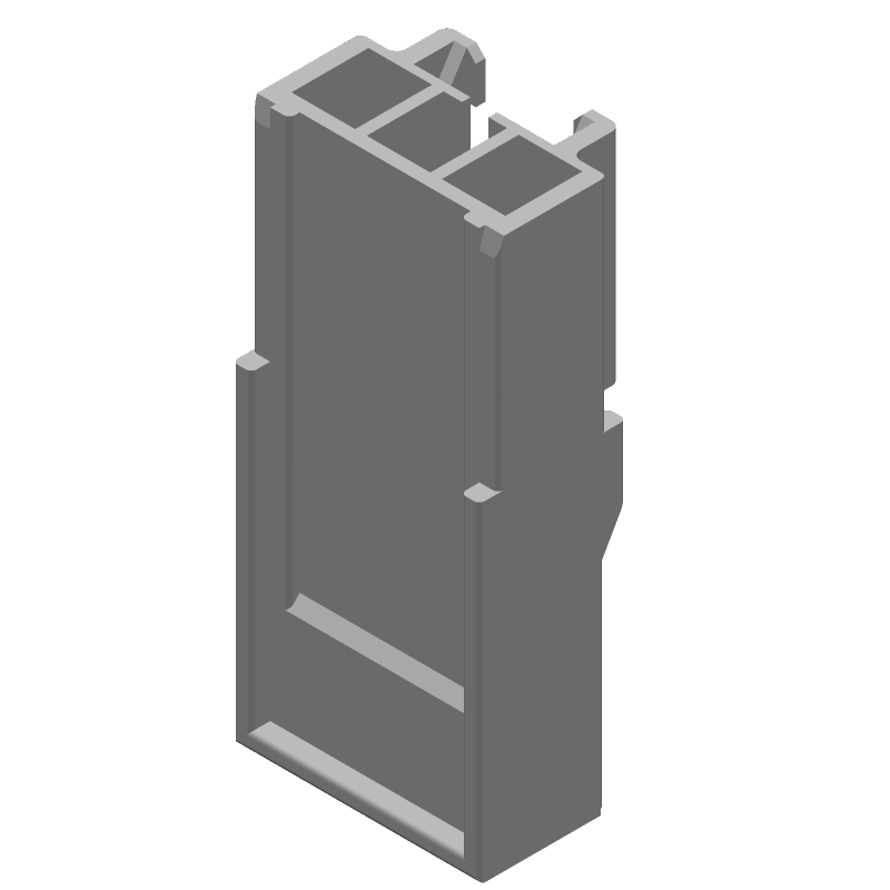 3 Pos 3.96mm Crimp Wire Housing, Female, 7A, 600V