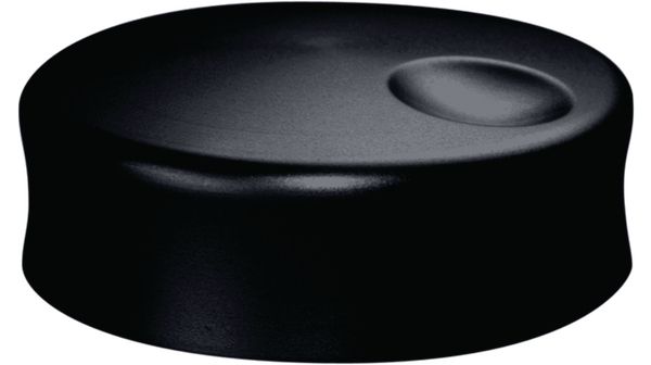 Aluminium Knob black 39 mm, K1-DM-B60, Elma