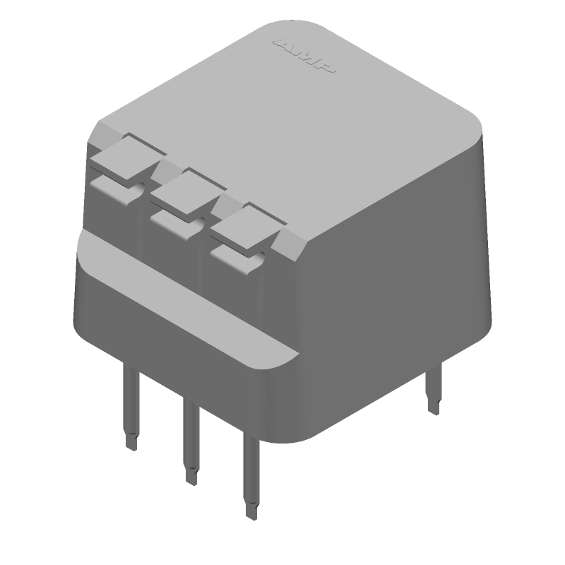 DIP Rotary Switch, SPST, 3 Pos, 1.5A, 24VDC, Thru-Hole, PC Pin