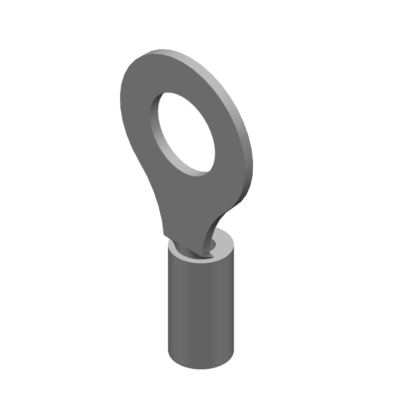 14-16AWG Spade Terminal, Copper, Tin Plated, Insulated, 600V