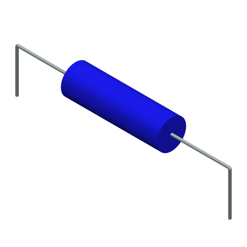 100uH 2A Ferrite Axial Inductor, 20% Tol