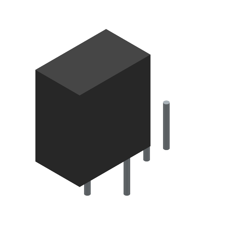 SPST Slide Switch, 28V, 100mA, Gold Plated Bronze, TH