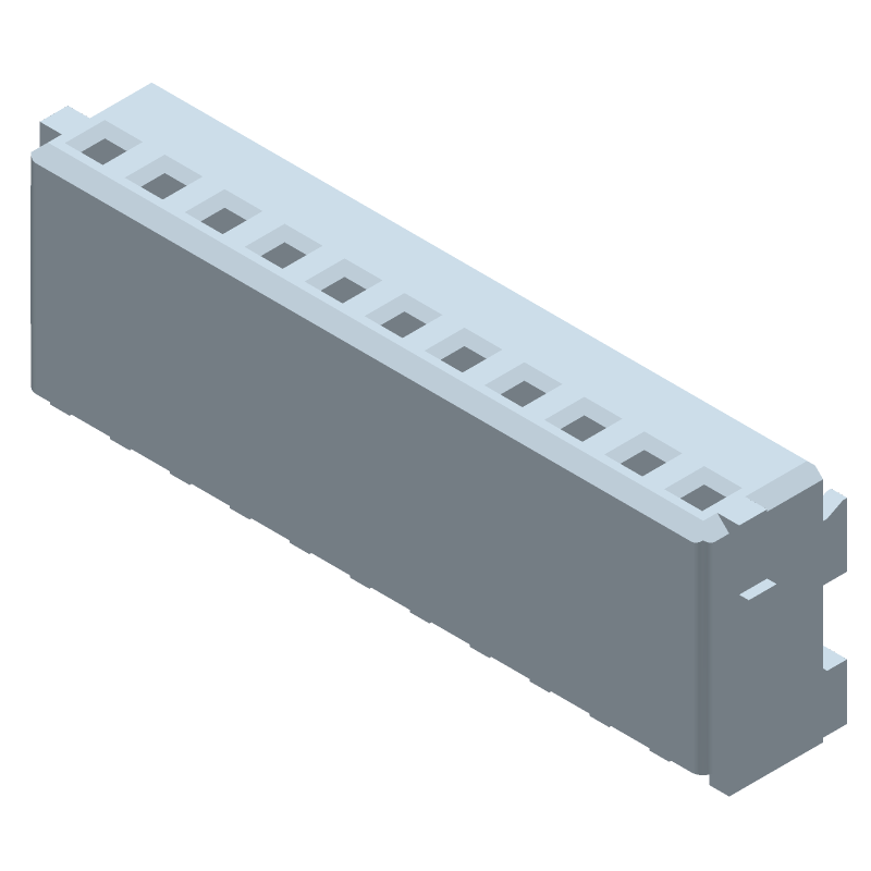 11 Pos 1.5mm Crimp Wire Housing, Female Socket, 3A, 50V