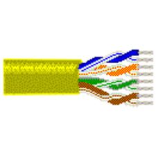 4PR 24AWG Unshielded Multi-Pair Cable, 300V, 1000ft, Yellow