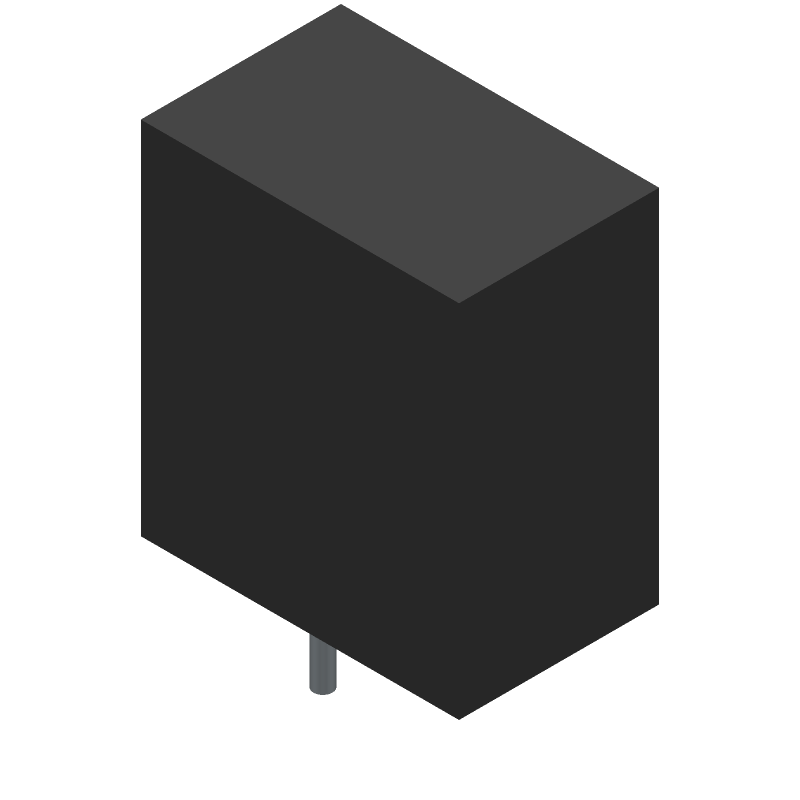 Radial Inductor, 35.6uH, 20%, 5A, 23mR DCR, Ferrite