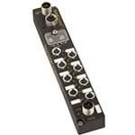 Brad HarshIO Digital Module for Profibus, Compact 30mm, IP67, 8 Ports M8, 6 Inputs / 2 Outputs, PNP, M12-5 pole Power