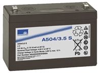 Sonnenschein A504/3.5S Rechargeable Lead Acid Battery 4V, 3.5Ah