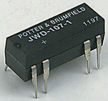 DC Reed Relay, SPST, 12VDC Coil, 500mA/100VDC Contact, Through Hole