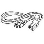 Cable Assembly Cord Set 2.29m Power to Power 3 to 3 POS M-F