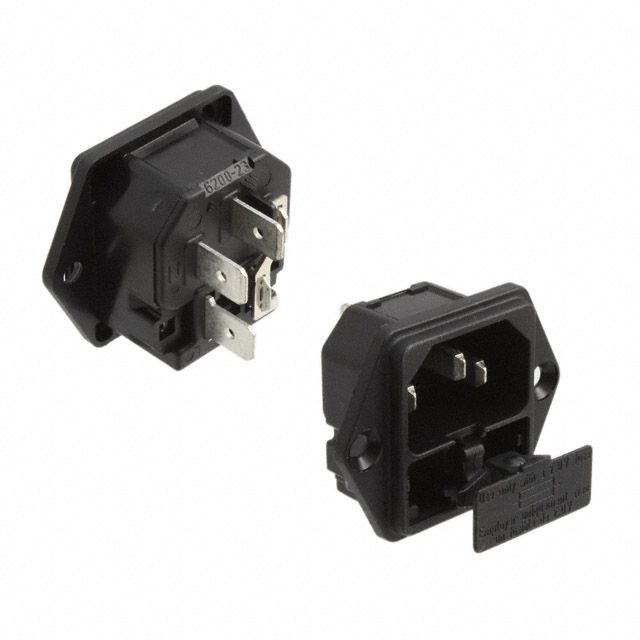 10A 250VAC Filtered Power Entry Module, 3 Pos, 1 Port