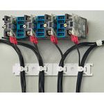 Cable Accessories Standard Locking with Adhesive Mount Acrylonitrile Butadiene Styrene White 5.8mm Bulk