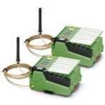 Wireless MUX set, consisting of two modules with 16 digital inputs and outputs and two analog inputs and output search, as well as two OMNI antennas, transmission power 8 dBm, antenna gain 2 dBi