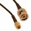 RG174 Coax Cable Assembly, 18" SMA to BNC M-M, 50 Ohm, Shielded