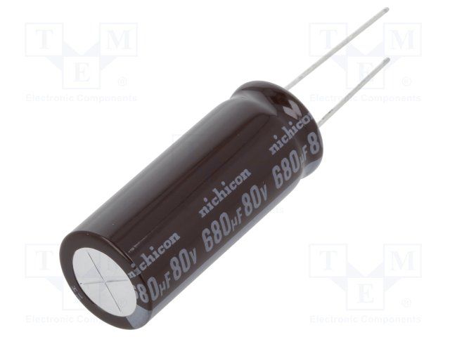 680uF 80V 20% Aluminum Electrolytic Capacitor, Radial, 1.47A Ripple