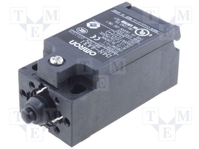 Switch Limit N.O./N.C. SPDT Top Plunger Screw Mount 10A 250VAC 6.5N Linear Conduit