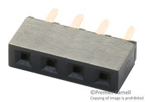 Conn Socket Strip SKT 4 POS 2.54mm Solder ST Thru-Hole Tube