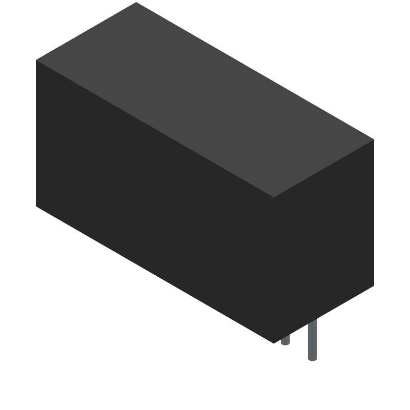 24W DC-DC Converter, 9-36V In, 2 Out, Board Mount, Industrial