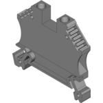 Conn Terminal Block F 2 POS Screw DIN Rail 30A Package