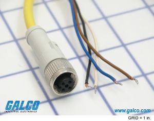 EATON CUTLER HAMMER CSDS4A4CY2202 SENSOR CABLE, FEMALE, 4 POSITION, STRAIGHT