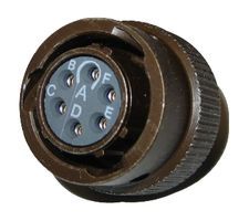 Conn Circular SKT 7 POS Crimp ST Cable Mount 7 Terminal 1 Port Automotive