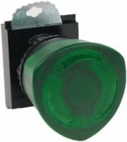 BACO BACO Series, Green Push Button Head, Stay Put, 22mm Cutout