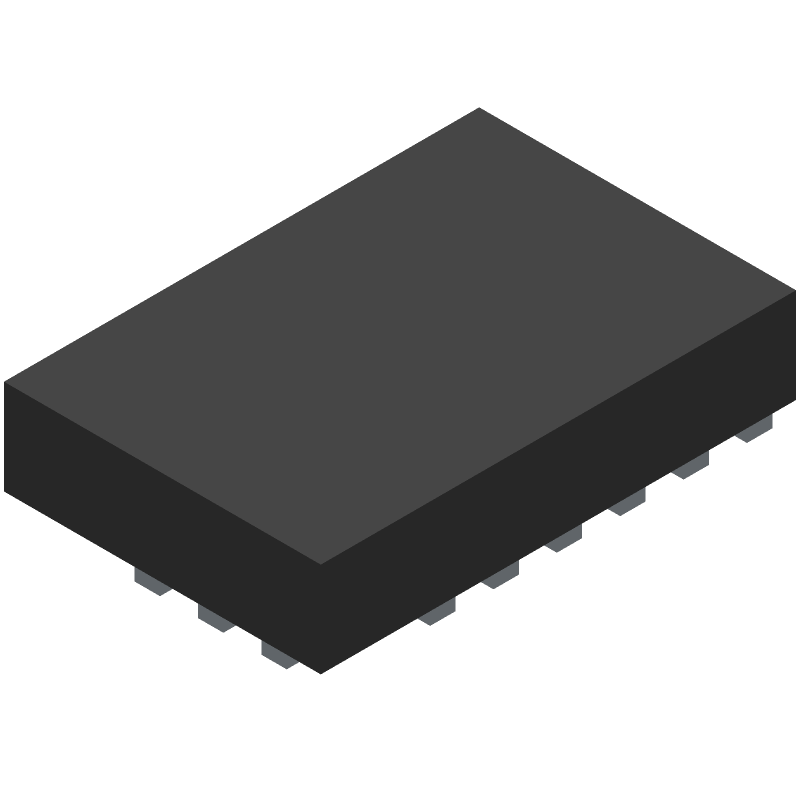 Dual DC/DC Controller, 500mA, 3.3V, 4.2MHz, MLPQ-18
