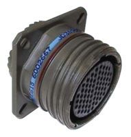 Conn Circular SKT 2 POS Crimp ST Wall Mount 2 Terminal 1 Port