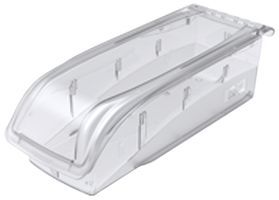 Storage Bin;  Insight;  Ultra Clear;  ploycarbonate;  107/8 x 41/8 x 31/4 in.