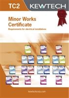 Kewtech Corporation TC2 Electrical Installation Certificate, Certificate Type Electrical Installation, Minor Works