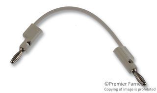 Test Leads 4 W/BAN PLUG WHT