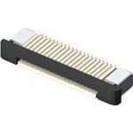 Conn FFC Connector SKT 40 POS 0.5mm Solder RA SMD T/R