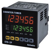 AUTONICS   CT6-I   DIGITAL COUNTER/TIMER, 6-DIGIT, 100VAC T