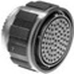 7 Pos Female Circular Connector, 10A, 250V, RA, Solder