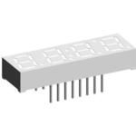 4-Digit Red 35-LED Segment Display Module, DIP