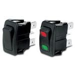 Switch Rocker ON None OFF SPST Quick Connect Rocker 16A 250VAC 28VDC 100000Cycles