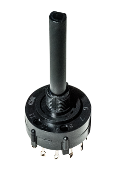 Rotary Switch 3P4T 4 Pos 2.5A 125V